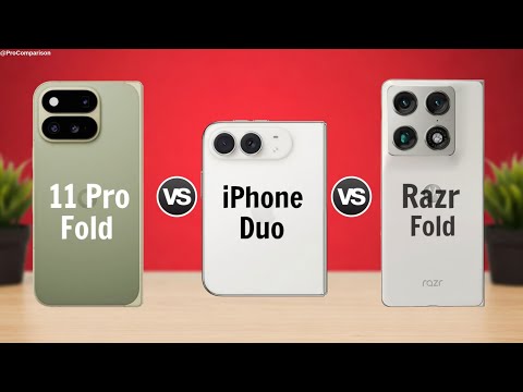 Google Pixel 11 Pro Fold vs Apple iPhone Duo vs Moto Razr Fold || Full Comparison 
