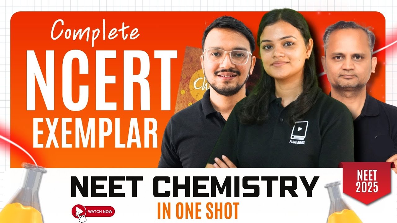 Complete Chemistry NCERT Exemplar In One Shot | Class 11+ Class 12 ...