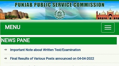 Sub Inspector Result II PPSC FPSC FIA News Update
