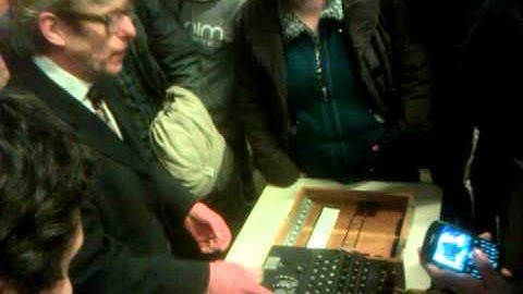 Dr. Mark Baldwin demonstrates Enigma machine (part 1 of 2)
