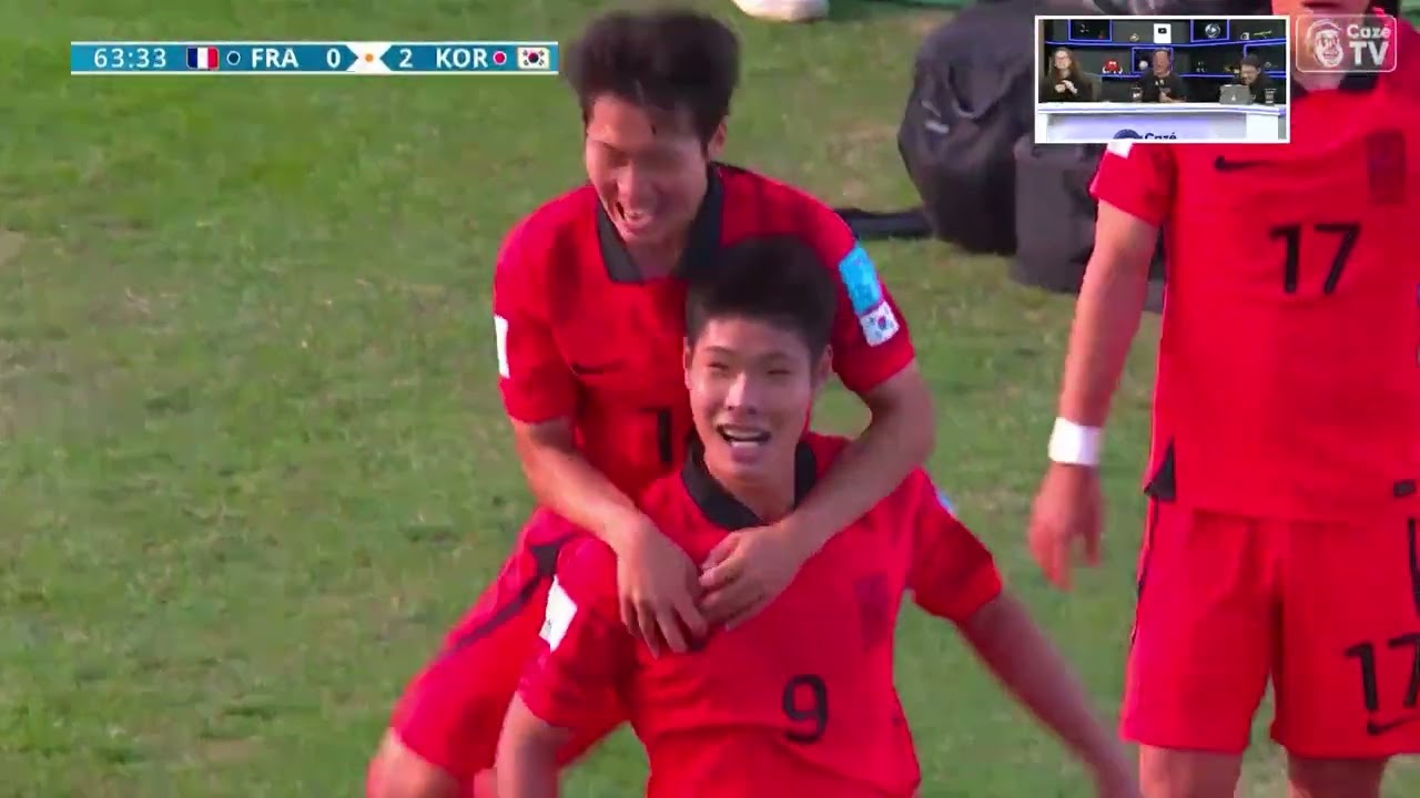 GOOOOOL DA COREIA! Y. LEE FAZ O SEGUNDO SOBRE A FRANÇA NA COPA DO MUNDO SUB-20