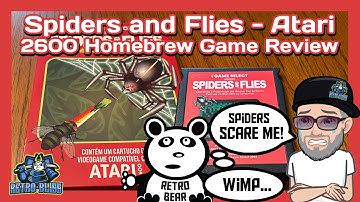 Spiders and Flies - Atari 2600 Homebrew Game Review