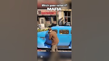 GTA 5 vs Mafia Definitive Edition Physics Comparison #shorts #gaming #gta #watchdogsbadblood #mafia