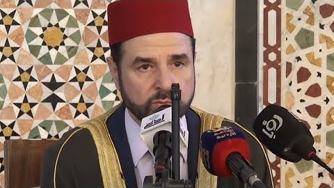 تلاوة الجمعة والاذان للشيخ معروف الشريف 7-11-2025