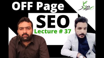 Lecture # 37 (Part 01) | How to Create Profile Backlinks | Learn Off Page SEO Complete