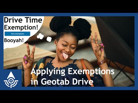 09 - Applying Exemptions in Geotab Drive - ELD eLogs Tutorial for HOS Hours of Service Drivers