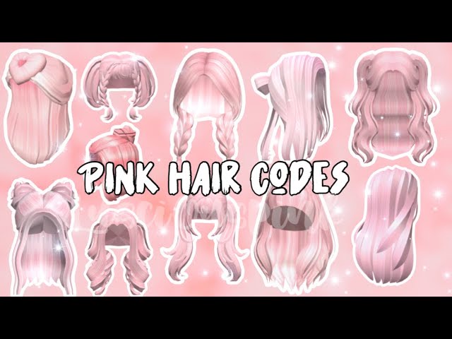 Pink hairs Roblox codes ✨  Roblox codes, Roblox roblox, Roblox