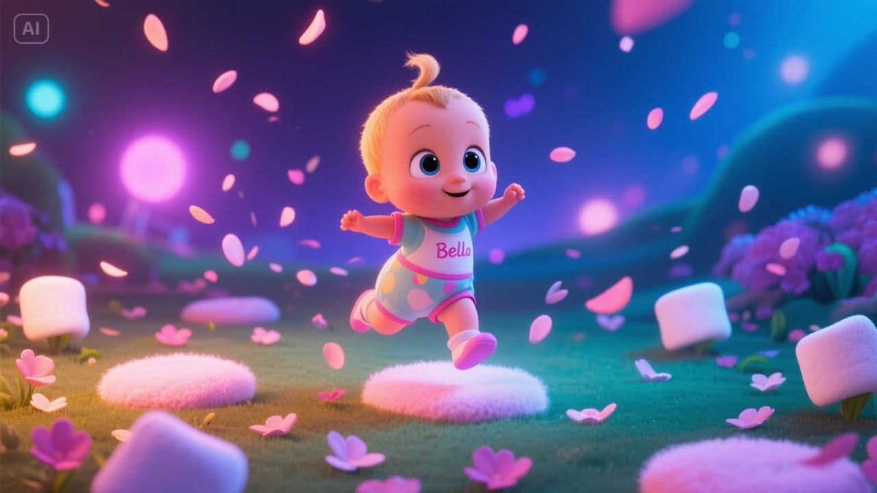 Marshmallow Meadow Bounce | Fluffy Baby Song with Springy Steps, Sweet ...