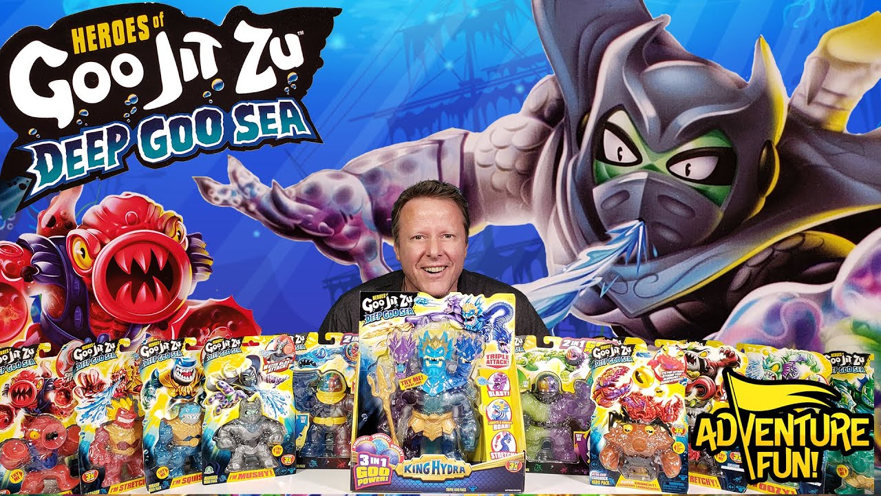 13 Heroes of Goo Jit Zu Deep Sea Goo Series 9 Including Mantara Adventure  Fun Toy review! 