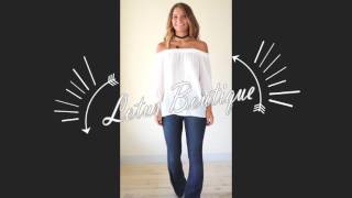 Crisp White Off Shoulder Top- Lotus Boutique