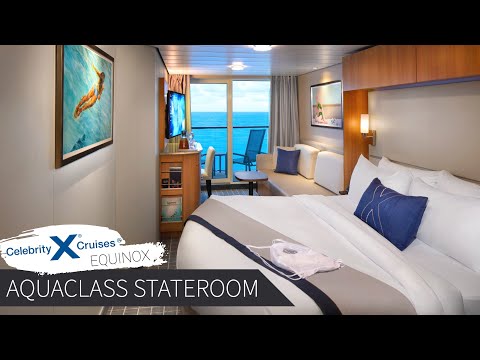 Celebrity Equinox AquaClass Stateroom walkthrough tour