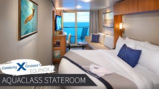 Celebrity Equinox | AquaClass Stateroom Full Walkthrough Tour & Review 4K | 2021 Profile