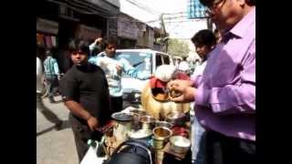 Street Food Chef At Chandni Chowk, New Delhi, India