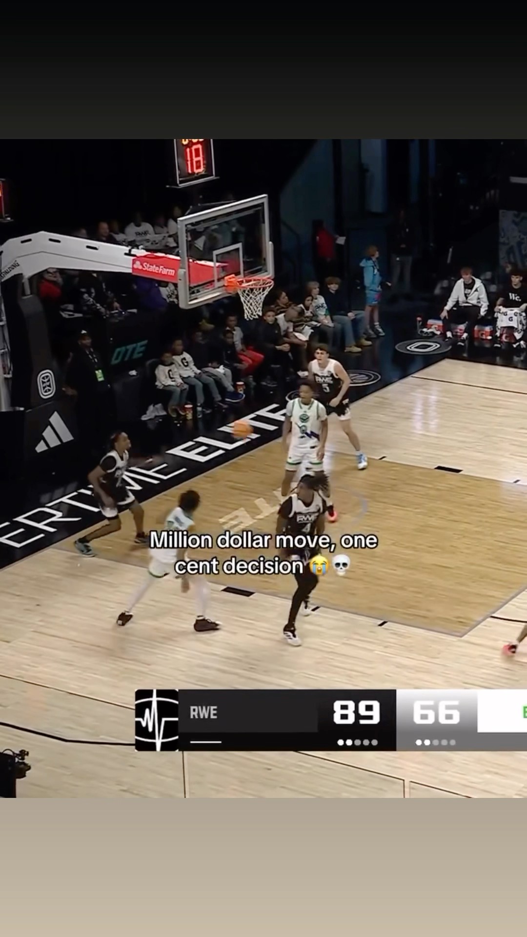 This one hurt my soul ? #shorts #basketball #overtime #ote