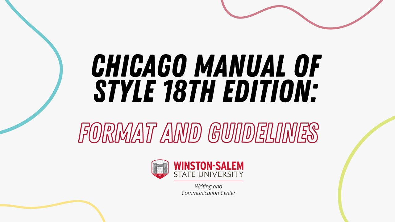 Chicago Manual of Style 18th Edition: Format and Guidelines - YouTube