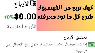 جميع ادوات الربح من الفيسبوك? 6 طرق للربح من الفيسبوك??