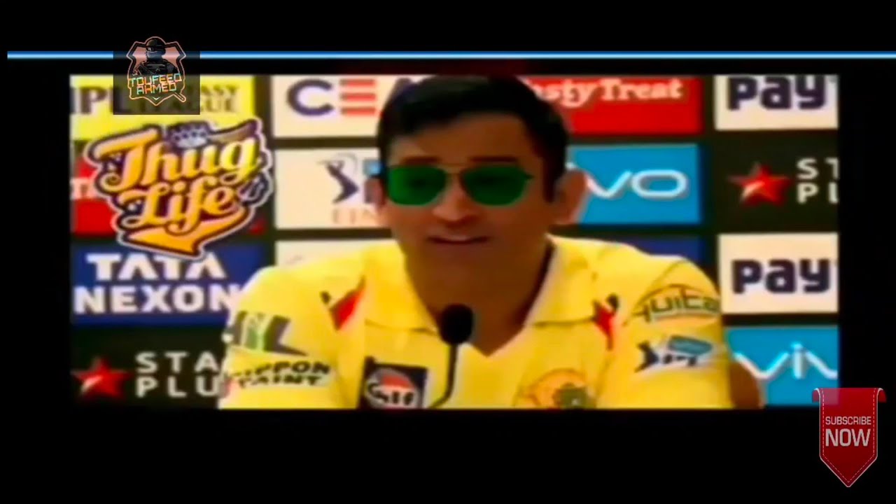 MS DHONI THUG LIFE