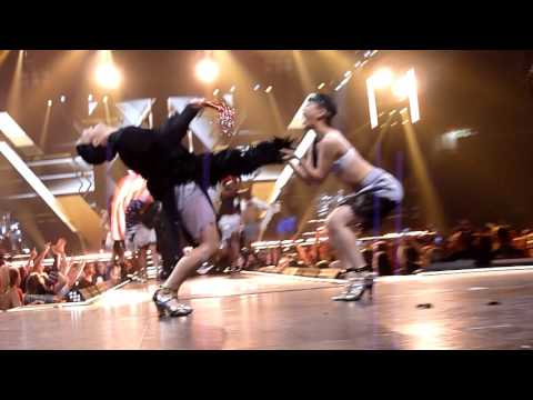 Madonna - Holiday Live in Detroit.  Rebel Heart Tour Front Row