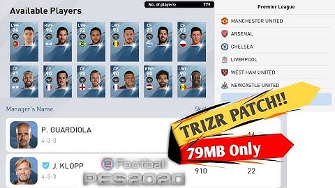 Fully Licensed patch only 79 MB!! | PES 2020 Mobile patch