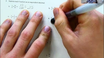 5th Grade EngageNY Math - Module 4 Lesson 21 Division of Fractions and Decimals