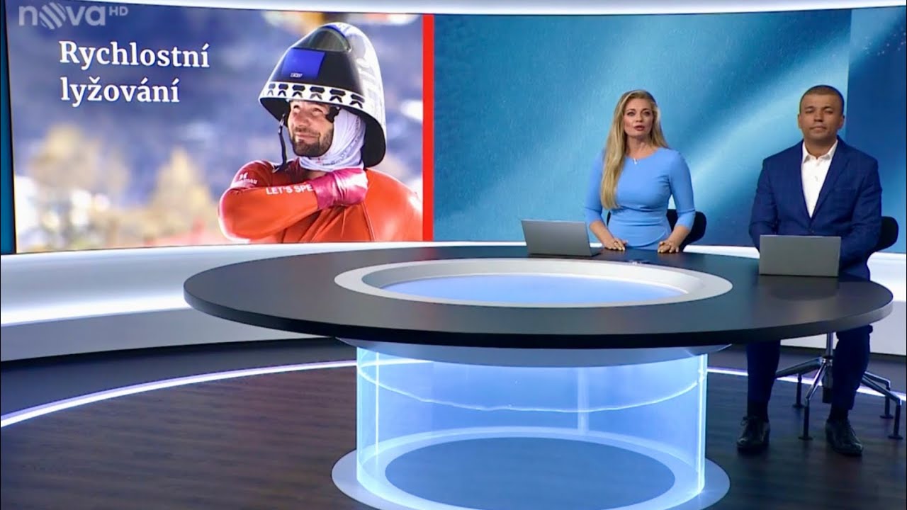 Reportáž TV Nova z Mistrovství světa v rychlostním lyžování 2024. - YouTube