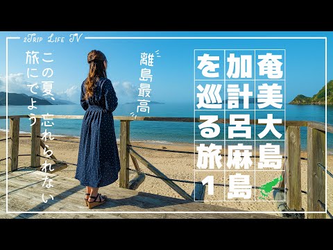 【鹿児島・奄美大島・加計呂麻島】＃1 夏旅は東洋のガラパゴスへ！地元の奄美グルメを巡る旅 | 旅行vlog【絶景／観光／スイーツ／テイクアウト】Amami-Island/Kagoshima/Japan