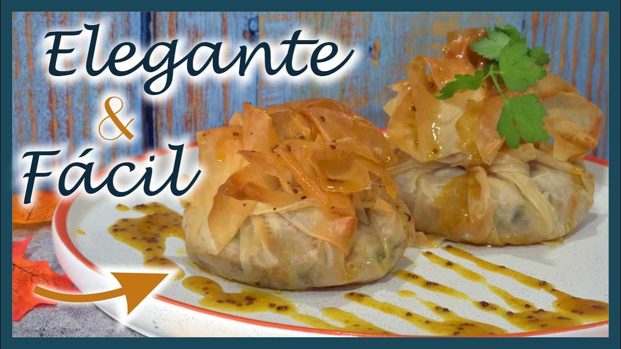 Receta BOLSITAS DE PESCADO con masa FILO 🥟 Fácil y Elegante