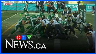 دفاع فريق Riders يتألق في فوز كبير على Tiger-Cats screenshot 5