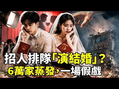 6萬家婚慶公司集體蒸發，年輕人一場「火鍋婚禮」就看穿了資本陷阱？當登記數字跌到44年新低，某些部門竟花錢招人「假裝結婚」充場——這場演給鏡頭看的甜蜜大戲，還能撐多久？【沐陽看點｜李沐陽（07.16）】