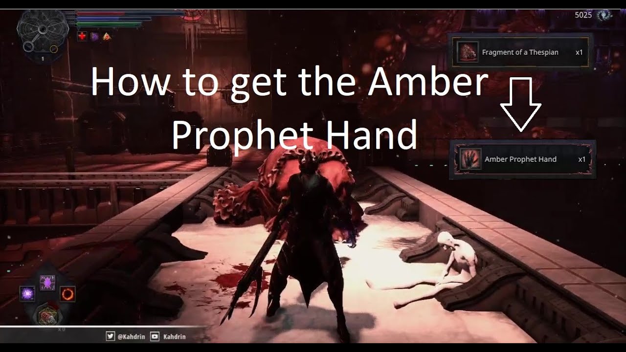 How to get the Amber Prophet Hand Catalyst