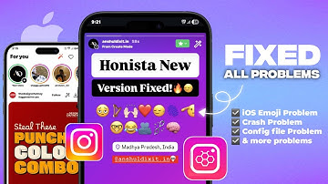 Honista V11 Problem solutions✅: iOS Emojis Not working, Config file problem, iPhone Story settings! 