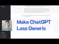 Make chatgpt less generic with visual text insight tool infranodus