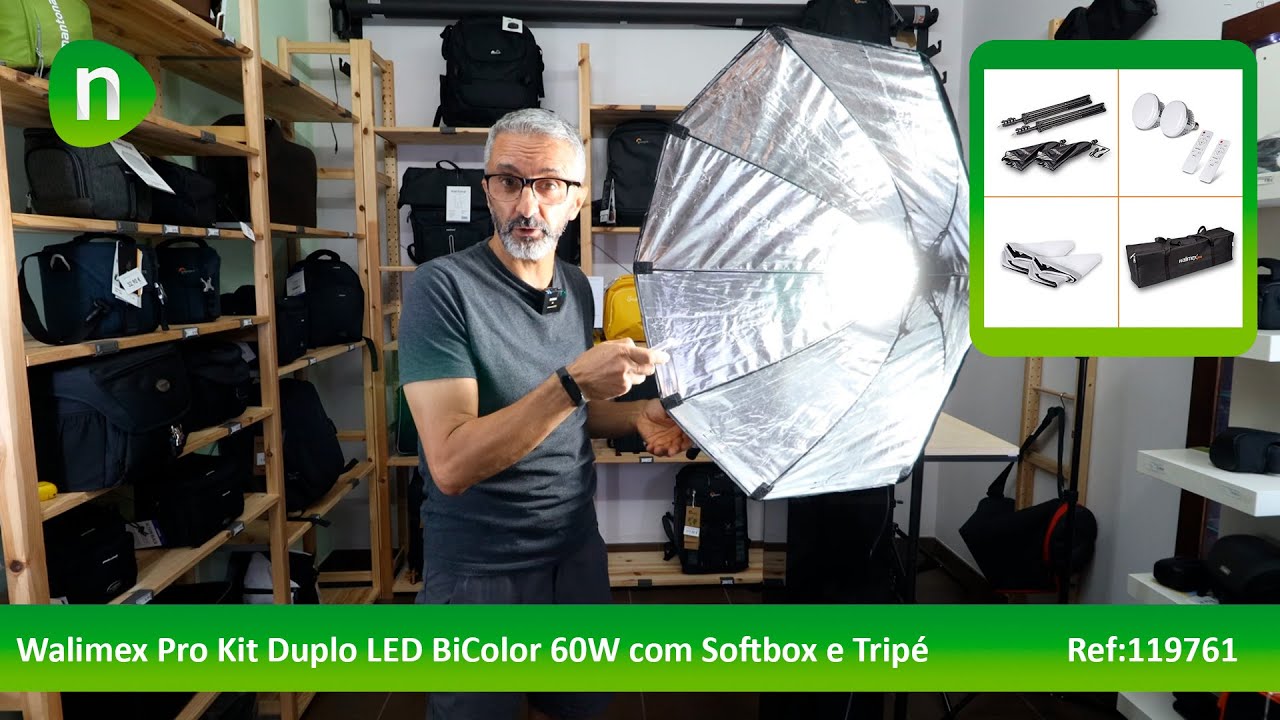 Lampe Vidéo Walimex Pro 36 LEDs Dimmable - Éclairage Réglable Pour Caméra