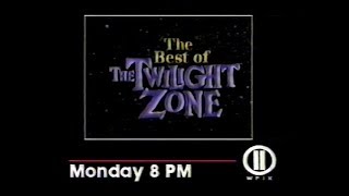 WPIX - Best of The Twilight Zone Promo (1986)