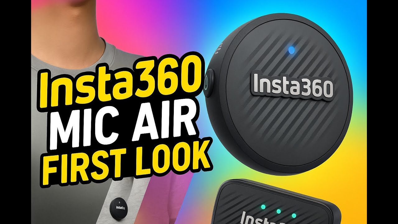 🎤 Insta360 Mic Air Unboxing & First Audio Test – Setup, Review