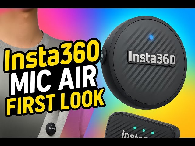 🎤 Insta360 Mic Air Unboxing & First Audio Test – Setup, Review
