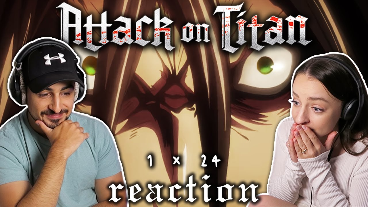 TITAN VS TITAN! Attack on Titan Episode 24 REACTION! | 1x24