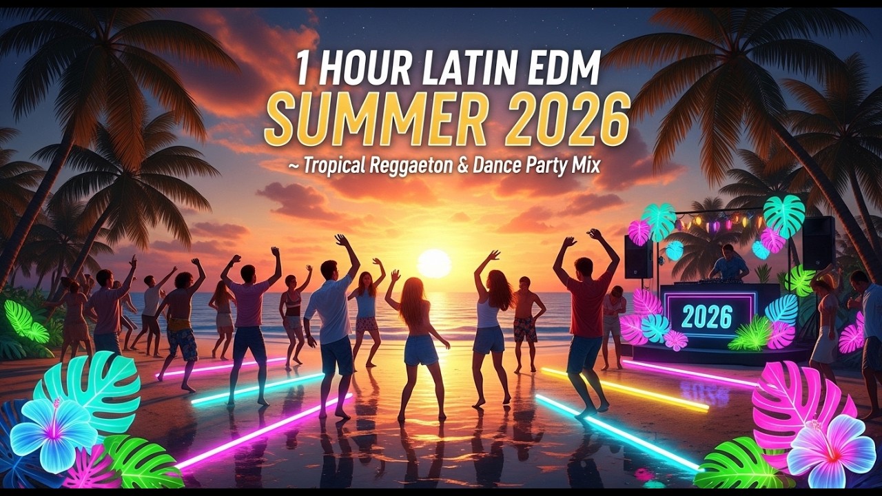 1 HOUR LATIN EDM SUMMER 2026 🌴 Tropical Reggaeton & Dance Party Mix