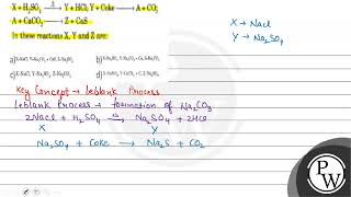 \[ \begin{array}{l} \mathrm{X}+\mathrm{H}_{2} \mathrm{SO}_{4} \stac...