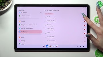 How to Block Notifications from any App in Lenovo Tab P11 Gen 2 - Turn Off App Notifications