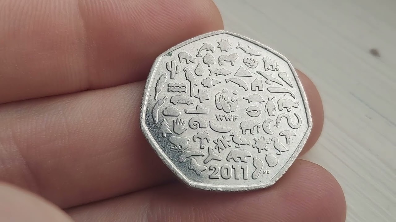 UK 2011 WWF 50P COIN OF THE DAY - YouTube