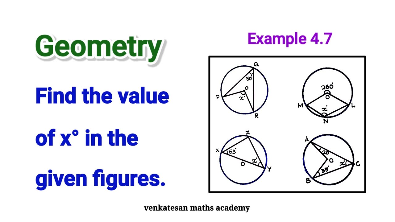 Geometry || find the value of x° || example 4.7 || class 9 #easy #math ...