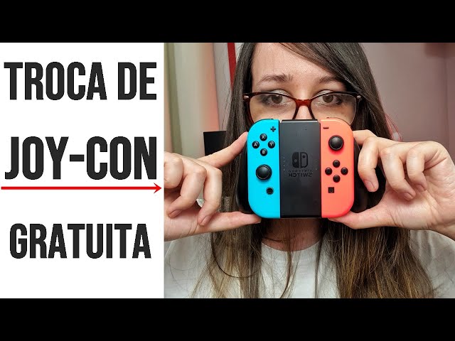 Nintendo Switch  Como trocar os Joy-Con com drift de graça