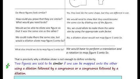 G8M3 Lesson 8 on Similarity