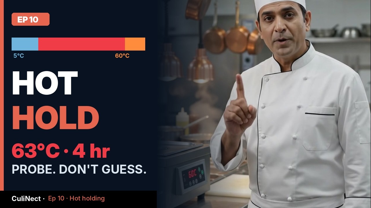 Hot Hold ≥63°C, 4 Hours Max — The Buffet Rule Nobody Follows