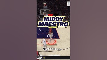 HOW TO USE THE MIDDY MAESTRO TAKEOVER #nba2k #shorts