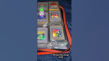 Game Boy Game Storage! #gameboy #nintendo #videogames #retrogaming