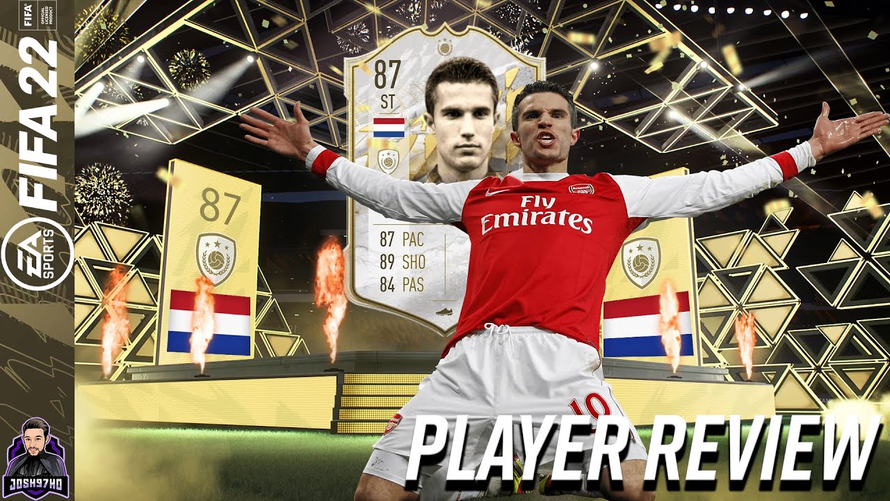 BEST NEW ICON STRIKER IN FIFA 22? 87 BASE ICON ROBIN VAN PERSIE PLAYER REVIEW FIFA 22 ULTIMATE TEAM