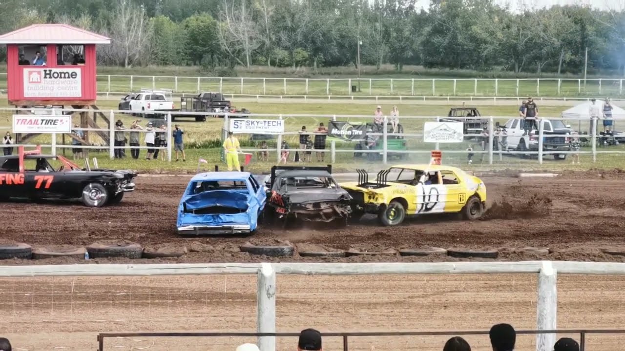 North Battleford Demolition Derby Heat 1, July 22nd, 2023 YouTube