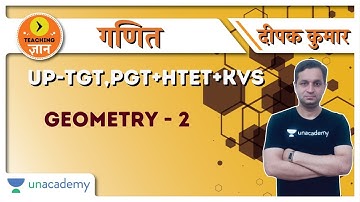 GEOMETRY-2 | Maths | Target CTET Paper 1 2020/2021 | Deepak Kumar